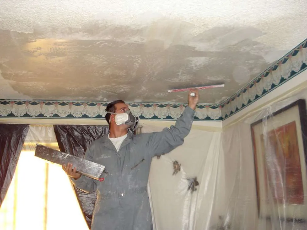 removing-popcorn-ceiling-with-asbestos-cost